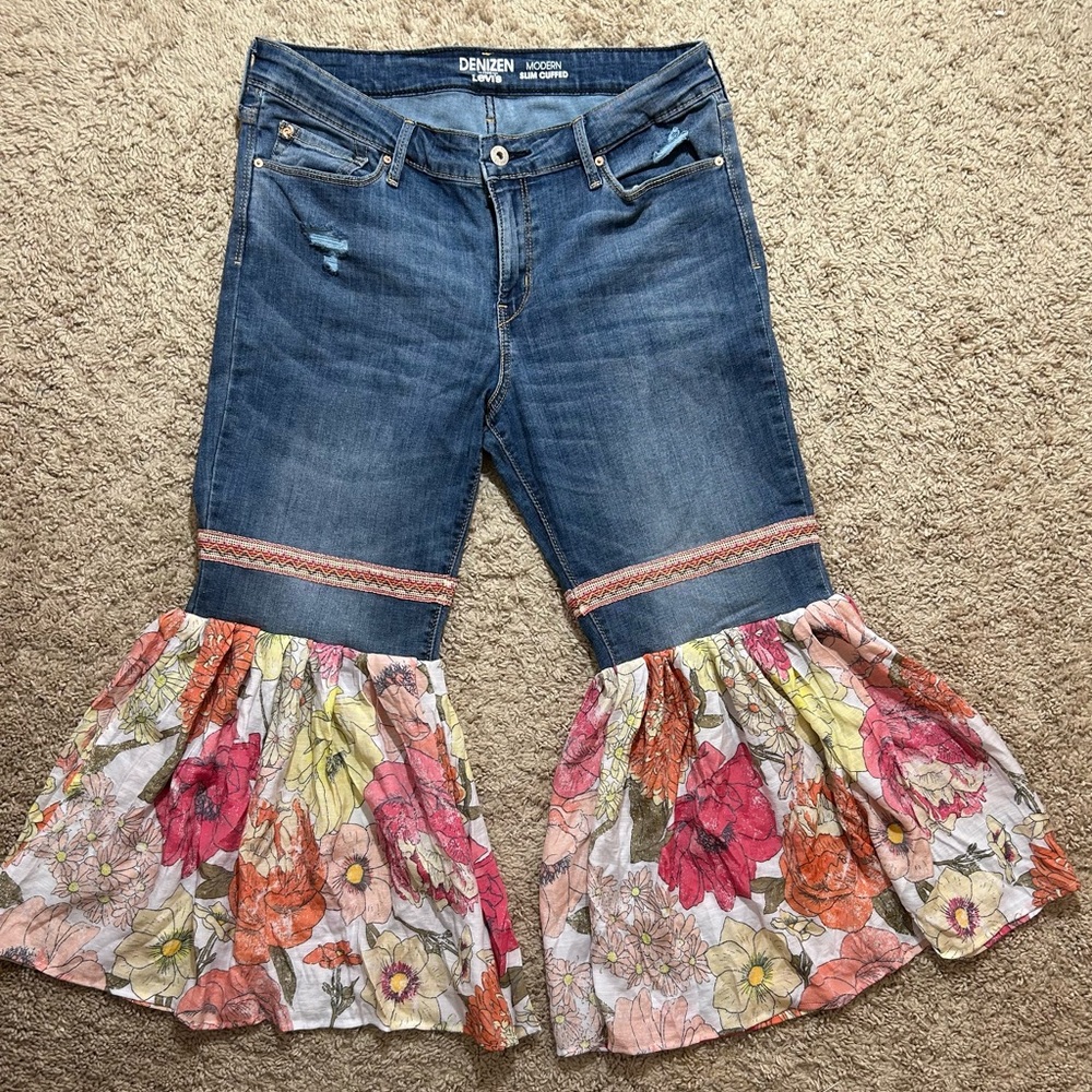 Denizen from Levi's Women's Floral Flares